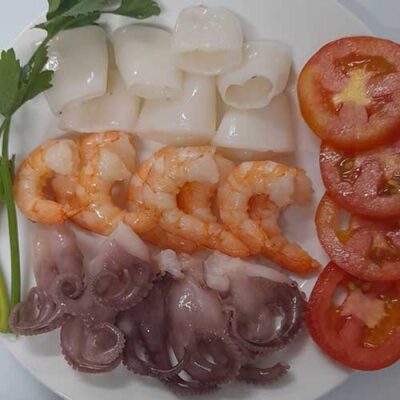 BOILED SEAFOODMIX (Shrimp, Squid & Octopus)