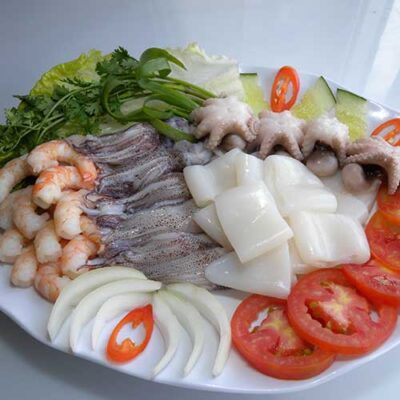 RAW SEAFOODMIX (Shrimp, Squid & Octopus)
