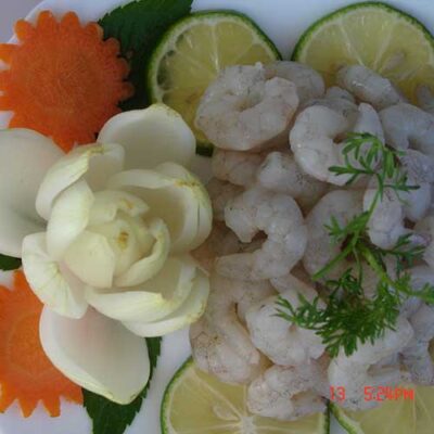 RAW WHITE PINK SHRIMP